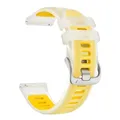 Bracelet sport silicone Garmin Forerunner 18 à 22 mm – Couleur du bracelet Yellow