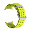 Bracelet sport silicone marin pour Samsung Galaxy Watch Ultra – Couleur du bracelet Fluorescent Yellow