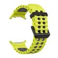 Bracelet sport silicone marin pour Samsung Galaxy Watch Ultra – Couleur du bracelet B-Lime Black