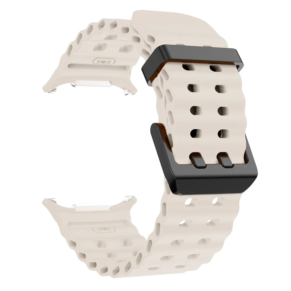 Bracelet sport silicone marin pour Samsung Galaxy Watch Ultra