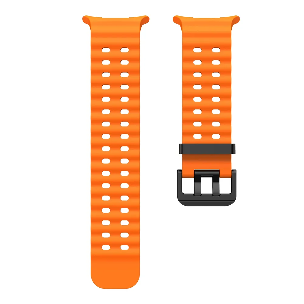 Bracelet sport silicone marin pour Samsung Galaxy Watch Ultra