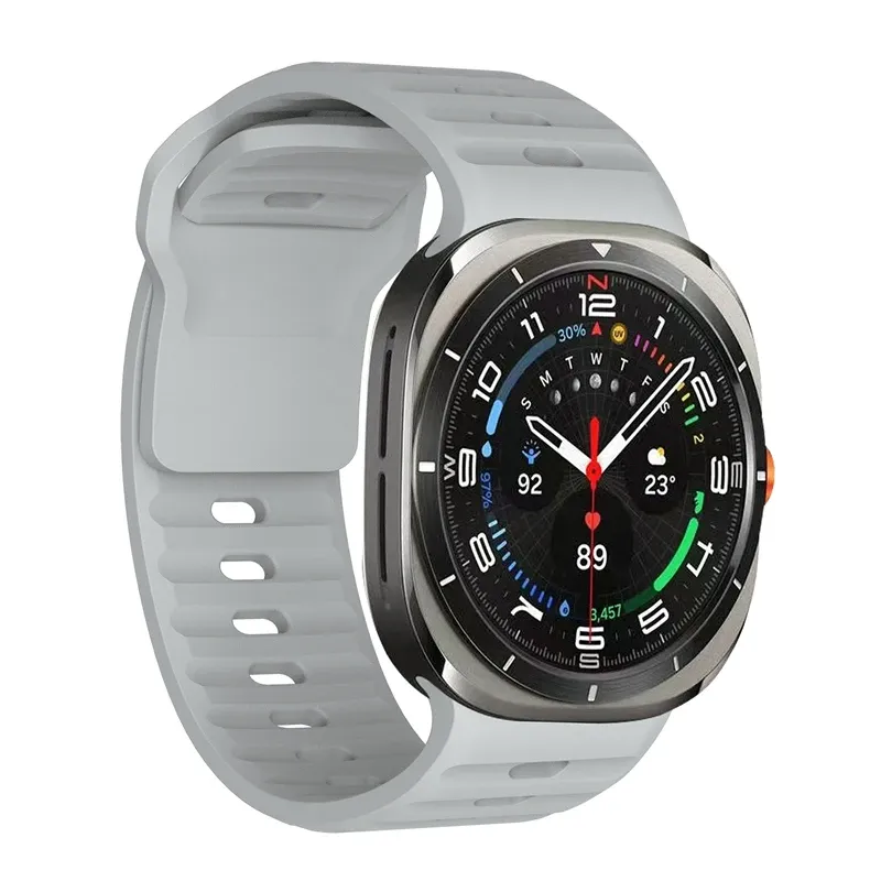 Bracelet sport silicone marin pour Samsung Galaxy Watch Ultra
