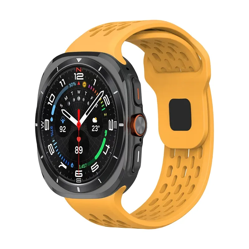 Bracelet sport silicone marin pour Samsung Galaxy Watch Ultra