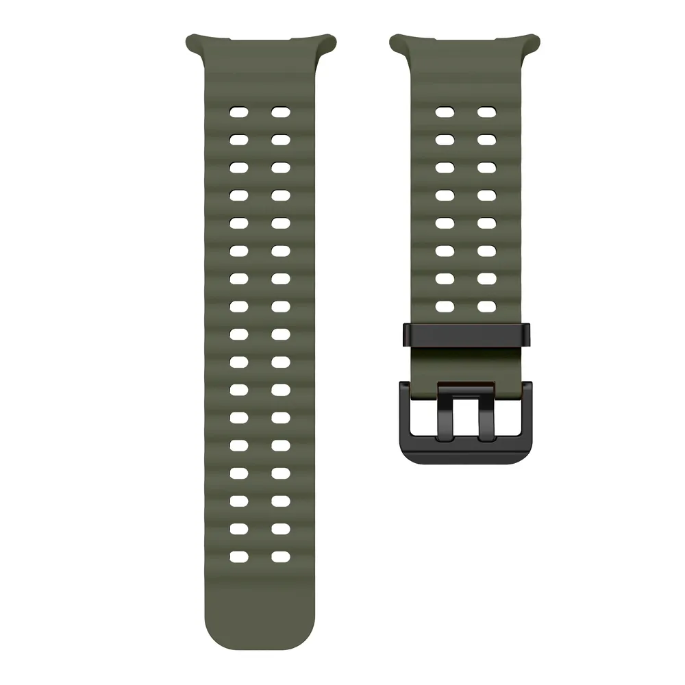 Bracelet sport silicone marin pour Samsung Galaxy Watch Ultra