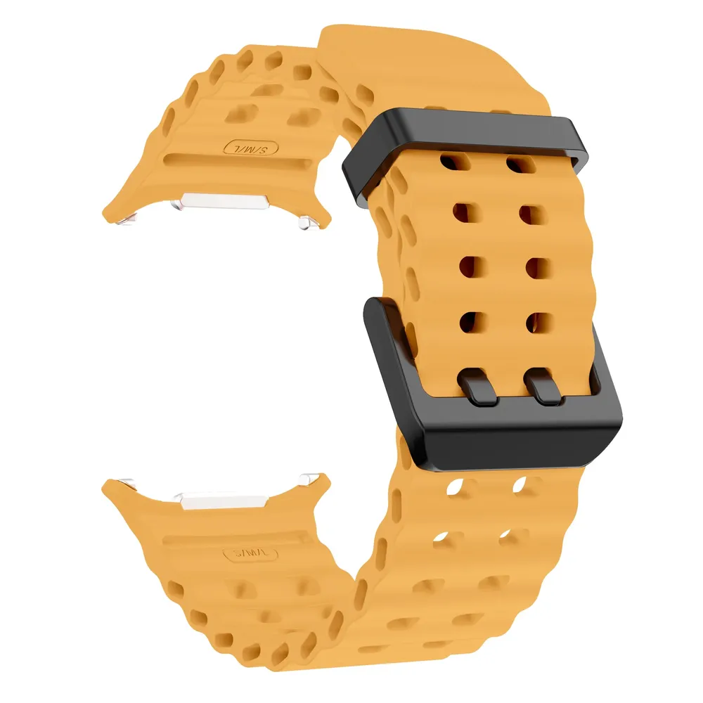 Bracelet sport silicone marin pour Samsung Galaxy Watch Ultra