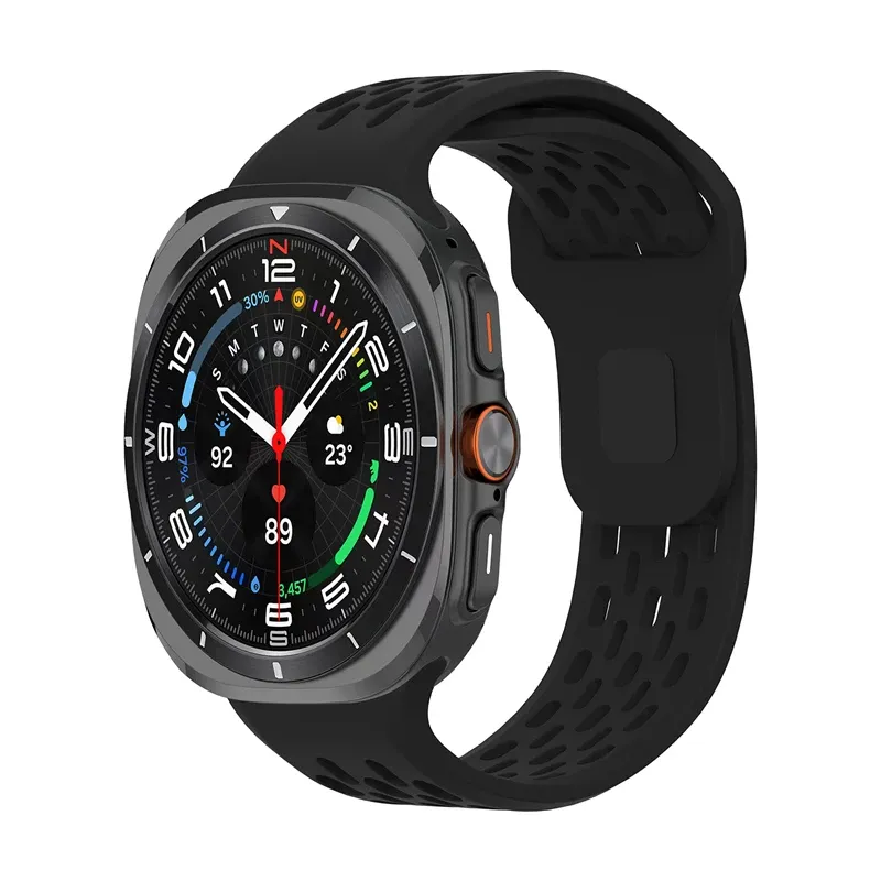 Bracelet sport silicone marin pour Samsung Galaxy Watch Ultra