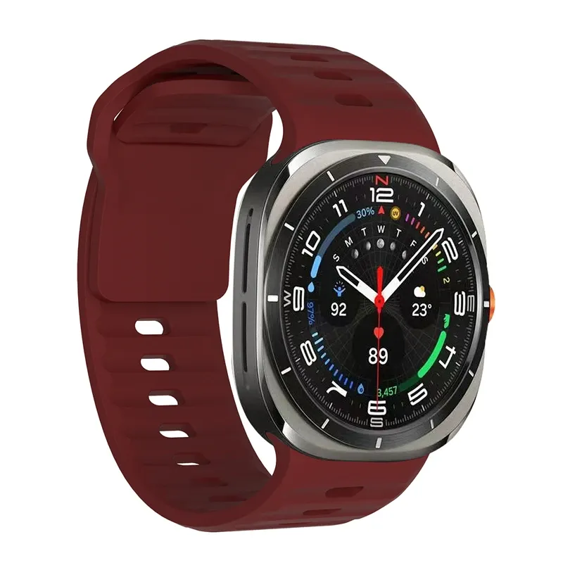 Bracelet sport silicone marin pour Samsung Galaxy Watch Ultra