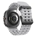 Bracelet sport silicone marin pour Samsung Galaxy Watch Ultra – Couleur du bracelet Gray