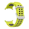 Bracelet sport silicone marin pour Samsung Galaxy Watch Ultra – Couleur du bracelet S-Lime Black