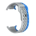 Bracelet sport silicone marin pour Samsung Galaxy Watch Ultra – Couleur du bracelet Type B-Grey Blue