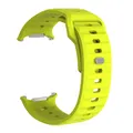 Bracelet sport silicone marin pour Samsung Galaxy Watch Ultra – Couleur du bracelet Type C-Fluor Yellow