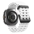 Bracelet sport silicone marin pour Samsung Galaxy Watch Ultra – Couleur du bracelet White