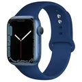 Bracelet sport silicone pour Apple Watch 38 à 49 mm – Couleur du bracelet 10 dark blue