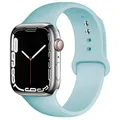 Bracelet sport silicone pour Apple Watch 38 à 49 mm – Couleur du bracelet 13 sapphire blue