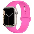 Bracelet sport silicone pour Apple Watch 38 à 49 mm – Couleur du bracelet 14 barbie powder