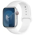 Bracelet sport silicone pour Apple Watch 38 à 49 mm – Couleur du bracelet 19 White