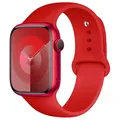 Bracelet sport silicone pour Apple Watch 38 à 49 mm – Couleur du bracelet 2 red