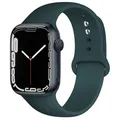 Bracelet sport silicone pour Apple Watch 38 à 49 mm – Couleur du bracelet 25 olive green