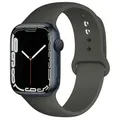 Bracelet sport silicone pour Apple Watch 38 à 49 mm – Couleur du bracelet 26 sport grey