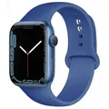 Bracelet sport silicone pour Apple Watch 38 à 49 mm – Couleur du bracelet 30 porcelain blue