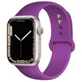 Bracelet sport silicone pour Apple Watch 38 à 49 mm – Couleur du bracelet 31 new purple