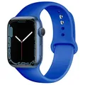 Bracelet sport silicone pour Apple Watch 38 à 49 mm – Couleur du bracelet 37 navy blue