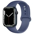Bracelet sport silicone pour Apple Watch 38 à 49 mm – Couleur du bracelet 39 ice blue