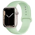 Bracelet sport silicone pour Apple Watch 38 à 49 mm – Couleur du bracelet 43 Oficial Peppermit