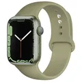 Bracelet sport silicone pour Apple Watch 38 à 49 mm – Couleur du bracelet 45 Khaki