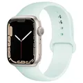 Bracelet sport silicone pour Apple Watch 38 à 49 mm – Couleur du bracelet 48 light green