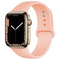 Bracelet sport silicone pour Apple Watch 38 à 49 mm – Couleur du bracelet 50 grapefruit color