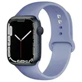 Bracelet sport silicone pour Apple Watch 38 à 49 mm – Couleur du bracelet 54 lavender gray