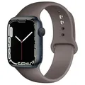 Bracelet sport silicone pour Apple Watch 38 à 49 mm – Couleur du bracelet 59 coast gray
