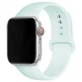 Bracelet sport silicone pour Apple Watch 38 à 49 mm – Couleur du bracelet 62 Spray green