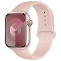 Bracelet sport silicone pour Apple Watch 38 à 49 mm – Couleur du bracelet 66 new pink sand