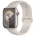 Bracelet sport silicone pour Apple Watch 38 à 49 mm – Couleur du bracelet 69 Starlight