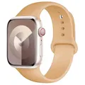 Bracelet sport silicone pour Apple Watch 38 à 49 mm – Couleur du bracelet 7 walnut