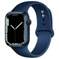Bracelet sport silicone pour Apple Watch 38 à 49 mm – Couleur du bracelet 70 deep blue