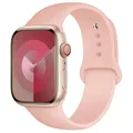 Bracelet sport silicone pour Apple Watch 38 à 49 mm – Couleur du bracelet 8 powder sand