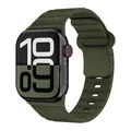 Bracelet sport silicone pour Apple Watch 38 à 49 mm – Couleur du bracelet army green