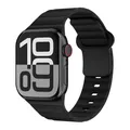 Bracelet sport silicone pour Apple Watch 38 à 49 mm – Couleur du bracelet black