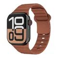Bracelet sport silicone pour Apple Watch 38 à 49 mm – Couleur du bracelet brown