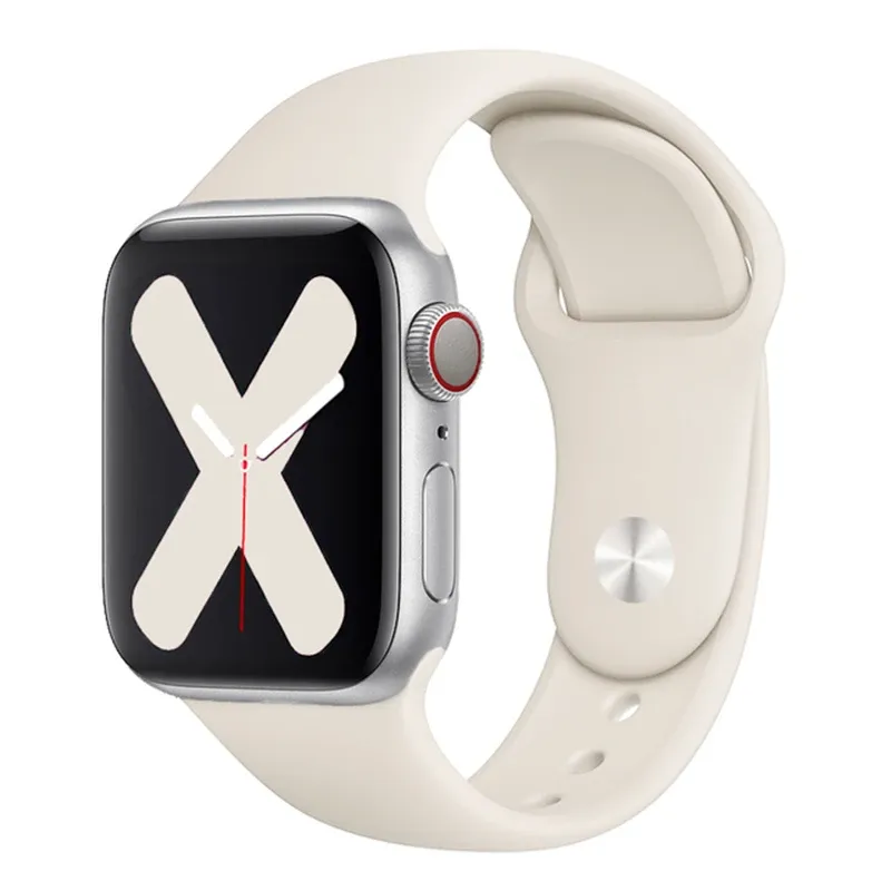 Bracelet sport silicone pour Apple Watch 38 à 49 mm
