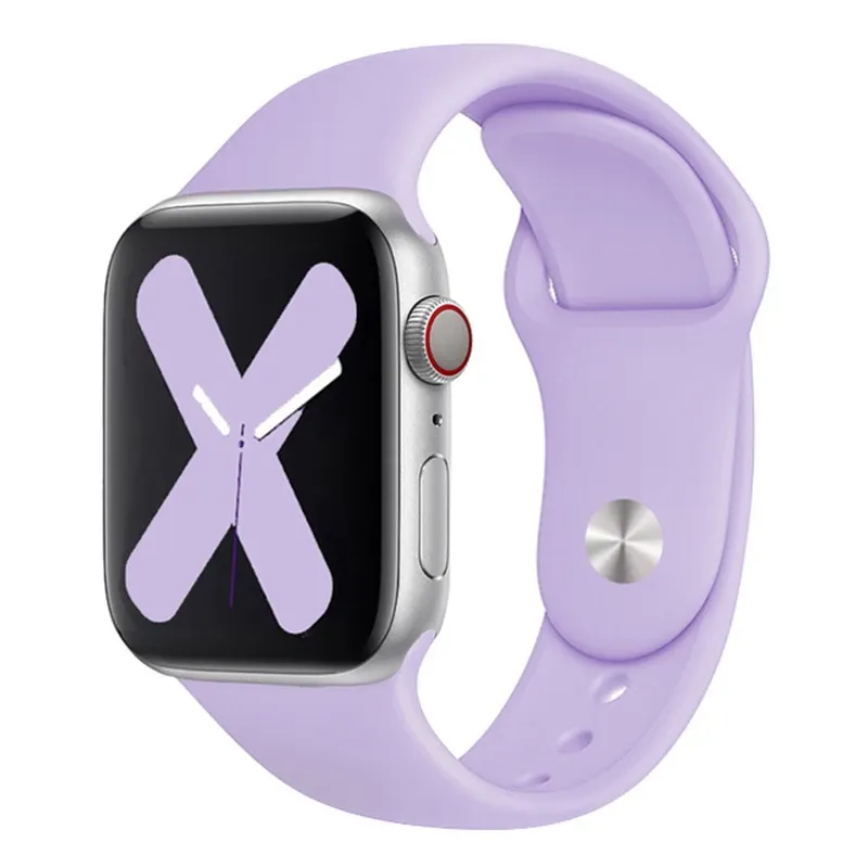 Bracelet sport silicone pour Apple Watch 38 à 49 mm