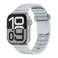 Bracelet sport silicone pour Apple Watch 38 à 49 mm – Couleur du bracelet gray