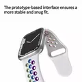 Bracelet sport silicone pour Apple Watch 38 à 49 mm Nik – 3