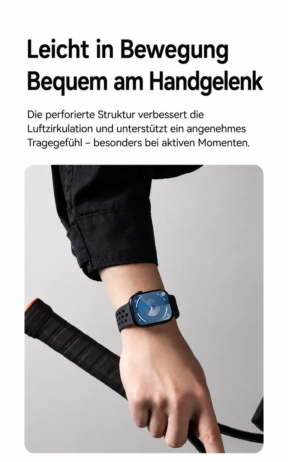 Bracelet sport silicone pour Apple Watch 38 à 49 mm Nik