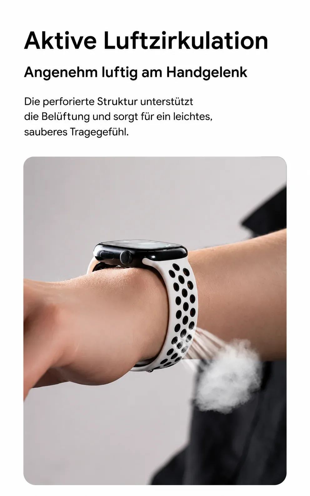 Bracelet sport silicone pour Apple Watch 38 à 49 mm Nik