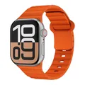 Bracelet sport silicone pour Apple Watch 38 à 49 mm – Couleur du bracelet orange