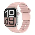 Bracelet sport silicone pour Apple Watch 38 à 49 mm – Couleur du bracelet pink sand